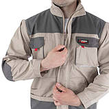 Куртка робоча 2 в 1, 100% бавовна, щільність 180 г/м², XXXL INTERTOOL SP-3036 Робочі куртки, фото 10