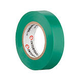 Стрічка ізоляційна 0.15мм*17мм*15м зелена INTERTOOL IT-0041, фото 4