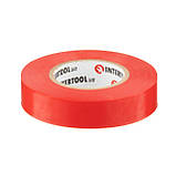 Стрічка ізоляційна 0.15 мм*17 мм*20 м червона INTERTOOL IT-0050 mg, фото 3