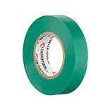 Стрічка ізоляційна 0.15 мм*17 мм*20м зелена INTERTOOL IT-0051 mg, фото 4