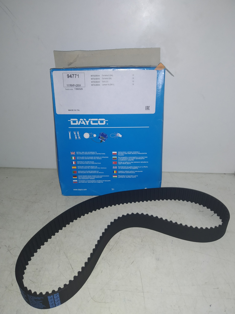 Dayco Ремень ГРМ MITSUBISHI CARISMA,COLT, LANCER 1.6I 16V 94.02-,97.05-