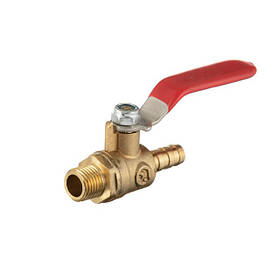 Кран кульовий повітряний, латунь, зовнішнє різьблення 1/4" на шланг 10мм, STORM INTERTOOL PT-1890 mg