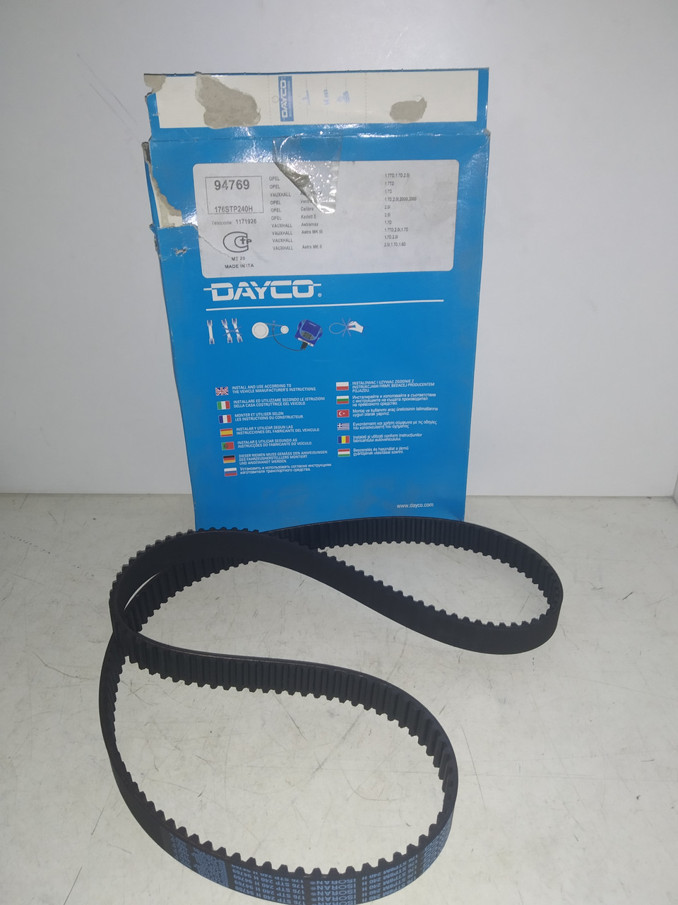Dayco Ремень ГРМ OPEL ASTRA F,ASTRA G,KADETT E,VECTRA A, фото 1
