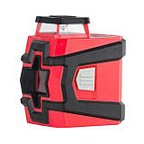 Рівень лазерний INTERTOOL, Рівень обладнаний лазерними,Лазерний рівень, Рівень для будівельників, фото 2