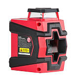 Рівень лазерний INTERTOOL, Рівень обладнаний лазерними,Лазерний рівень, Рівень для будівельників, фото 6