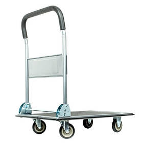 Візок ручний чотирьох колісний до 150 кг, колеса 100 мм INTERTOOL LT-9053 Складний ручний візок