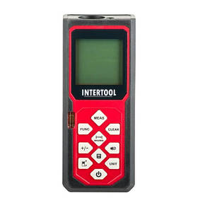 Далекомір лазерний 40 м INTERTOOL MT-3054, Точний дальномер, Дальномір з екраном, Дальномір для ремонту