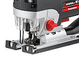 Електролобзик 900 Вт, 1000-3000 хід/хв,безключовий патрон, макс. гол. розпилу 120мм, алюмінієва платформа, mg, фото 3