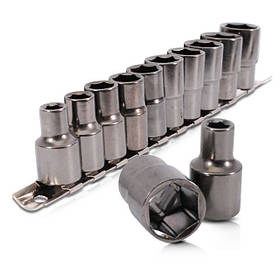 Набір голівок 10 шт. 1/2" INTERTOOL ET-6006