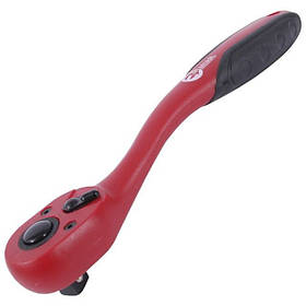 Ручка з храповим механізмом на 72 зуби 1/2", Cr-v ультралегка INTERTOOL ET-7003