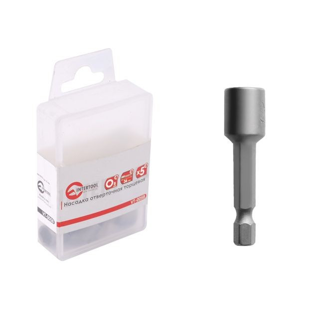 Комплект торцевих викруткових насадок 8x36мм INTERTOOL VT-0058 mg, фото 1