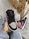 Кроссовки Nike Air Jordan Retro 1 Mid "Pink Shadow"	Артикул N0127, фото 2