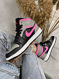 Кроссовки Nike Air Jordan Retro 1 Mid "Pink Shadow"	Артикул N0127, фото 3