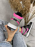 Кроссовки Nike Air Jordan Retro 1 Mid "Pink Shadow"	Артикул N0127, фото 7