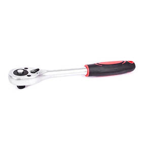 Рукоятка із храповым механізмом на 24 зуба 1/2'' CrV INTERTOOL HT-2106