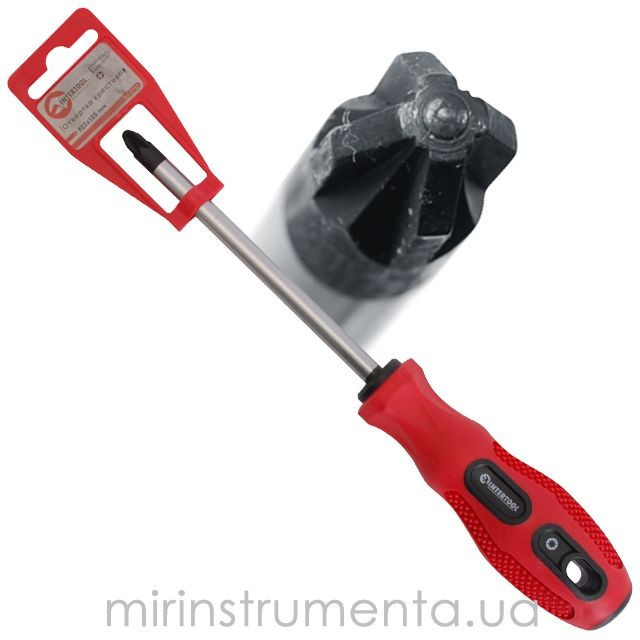 Викрутка хрестова PZ2 INTERTOOL VT-3160, фото 1
