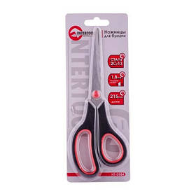 Ножиці для паперу 215мм INTERTOOL HT-0584