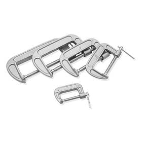 Струбцина тип "G" 4", довжина 100 мм INTERTOOL HT-6016