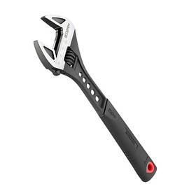 Ключ розвідний 250мм кований, TPR, HRC 40 ~ 50, Cr-V STORM INTERTOOL XT-0080 Професійний розвідний ключ