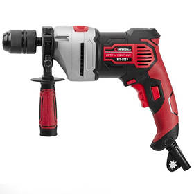 Дриль ударний 900Вт, 0-2800об/хв, 1,5-13мм, метал. корпус редуктора, самозатискний патрон INTERTOOL WT-0119