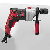 Дриль ударний 900Вт, 0-2800об/хв, 1,5-13мм, метал. корпус редуктора, самозатискний патрон INTERTOOL WT-0119, фото 5