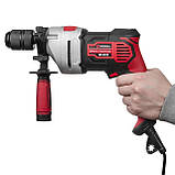 Дриль ударний 900Вт, 0-2800об/хв, 1,5-13мм, метал. корпус редуктора, самозатискний патрон INTERTOOL WT-0119, фото 8