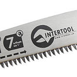 Ножівка садова, складана 180 мм, 7 зуб/дюйм, потрійне заточування INTERTOOL HT-3142, фото 7