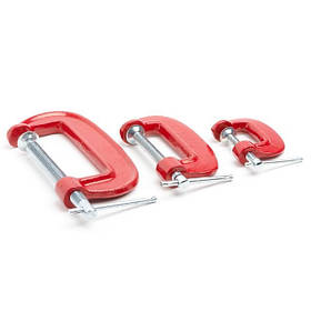 Набір струбцин столярних 3ед. 1"; 2"; 3" INTERTOOL HT-6013 mg