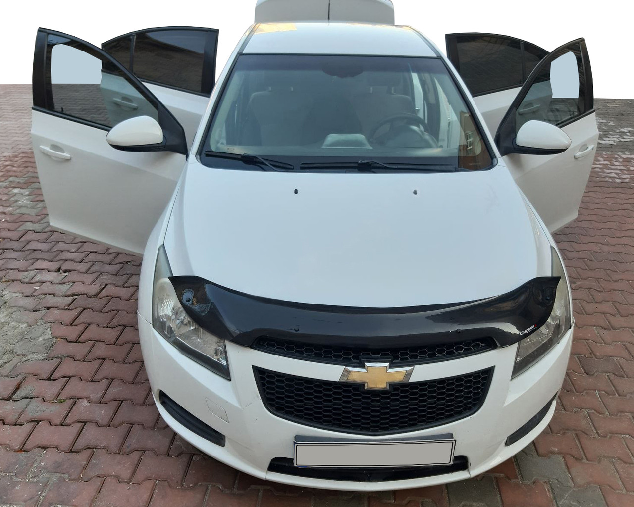 Дефлектор капота мухобойка Chevrolet Cruze 2009- - тип: турция - фото 6 - id-p1424664964