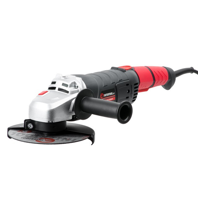 Шліфмашина кутова 1800Вт, діаметр круга 180мм, 8000 об/хв INTERTOOL WT-0227, Шліфмашина для металу, фото 1