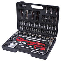 Набір інструментів INTERTOOL ET-6094,Набір інструментів професійний 1/2" 1/4",Набір з 94 одиниць