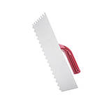 Затирачка стальова оцинкована 280*130 мм, 8*8 мм INTERTOOL KT-0006, фото 3