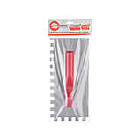 Затирачка стальова оцинкована 280*130 мм, 12*12 мм INTERTOOL KT-0008, фото 5