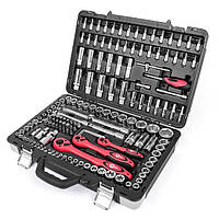Професійний набір інструментів INTERTOOL ET-7151 з головками 1/4", 3/8" та 1/2", 151 предмет Cr-V