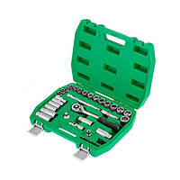 Професійний набір інструментів INTERTOOL ET-6039SP з головками 3/8", ящик з інструментами 39 предметів