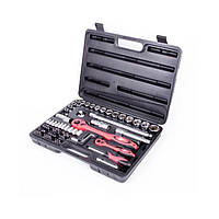 Набір інструментів професійний, 1/2" & 1/4", 72 од. CrV INTERTOOL ET-6072
