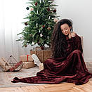 Махровий теплий плед, фото 6