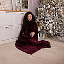 Махровий теплий плед, фото 2