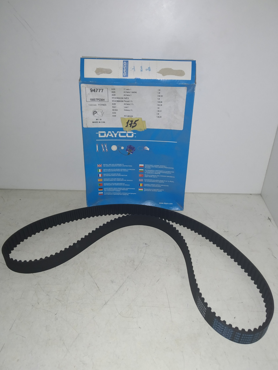 Dayco Ремень ГРМ AUDI,SKODA,VW A3, A4, A6 OCTAVIA, SUPERB, BORA, GOLF, фото 1