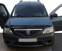 Дефлектор капота мухобойка Dacia Logan MCV 2005-2012 - тип: турция