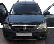 Дефлектор капоту мухобійка Dacia Logan MCV 2005-2012 - тип: туреччина