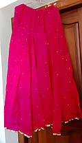 Карнавальная женская юбка цыганская  розовая б/у