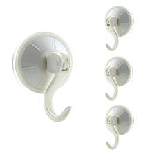 Гачки пластмасові на присосці набір 4 шт