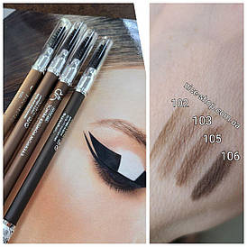 Олівець для брів пудровий Golden Rose № 103 taupe