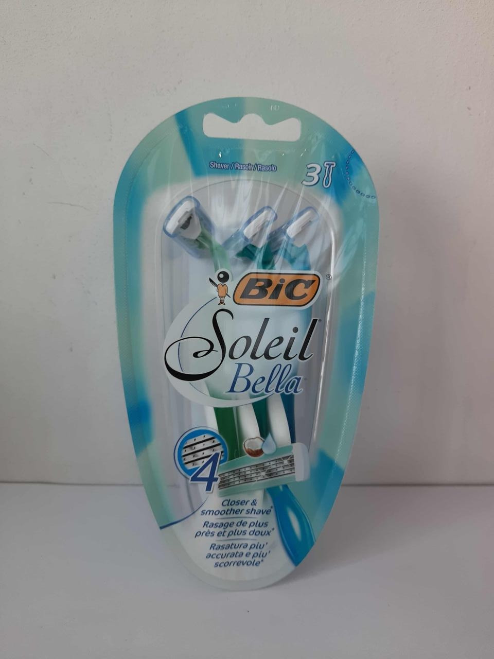 Верстат жіночий одноразовий для гоління Bic Soleil Bella Colours 3 шт. оригінал