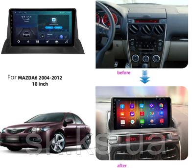 Junsun 4G Android магнітолу для mazda 6 2004-2011 2012 2013 2014 2015