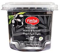 Оливки чёрные (маслины) вяленые с косточкой 400 г Fimtad S Premium (Турция)