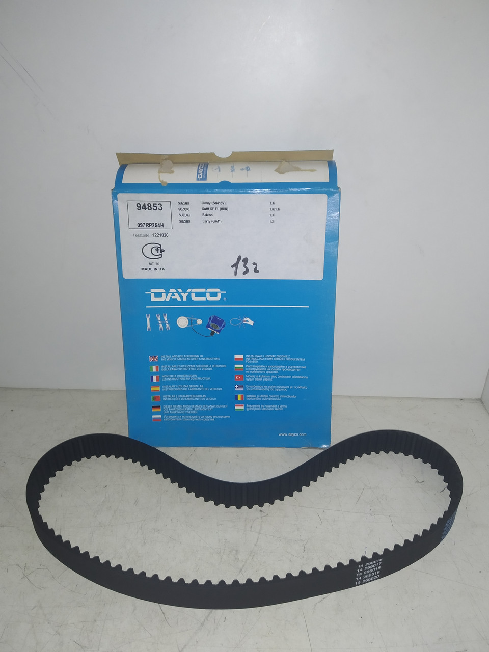 Dayco Ремень ГРМ TOYOTA LAND CRUISER 120 PRADO 3.0D J12 2004.08- (1KDFTV), фото 1