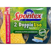 ГУБКА ДЛЯ МИТТЯ ПОСУДУ SPONTEX DOPPIO USO 2 PZ. ART.114