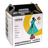 Вертикальний відпарювач для одягу SUPER STEAM Rotex RIC205-S, фото 5